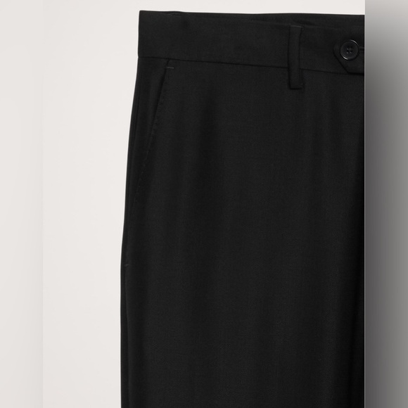 NWT! Banana Republic Black Signature Italian Hopsack Suit Pant - All Long Sizes🩵 - Picture 5 of 13